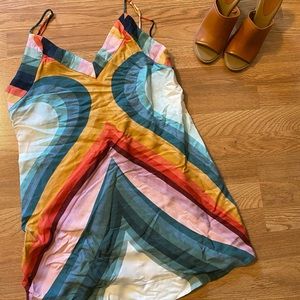 Farm Rio Rainbow Mini Dress